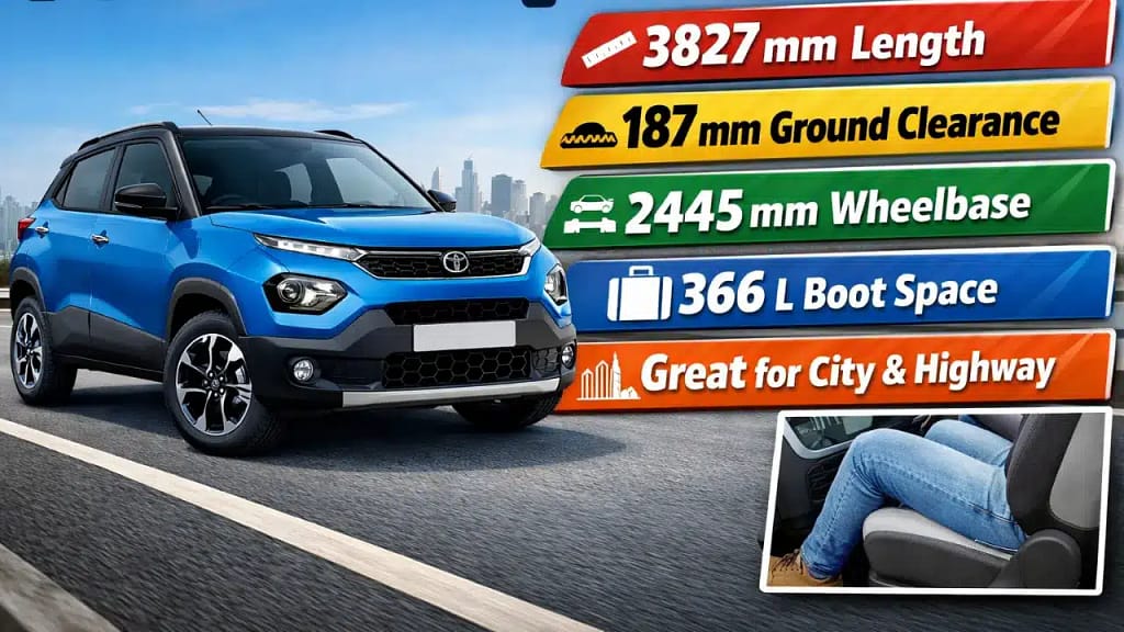 Tata Punch Dimensions