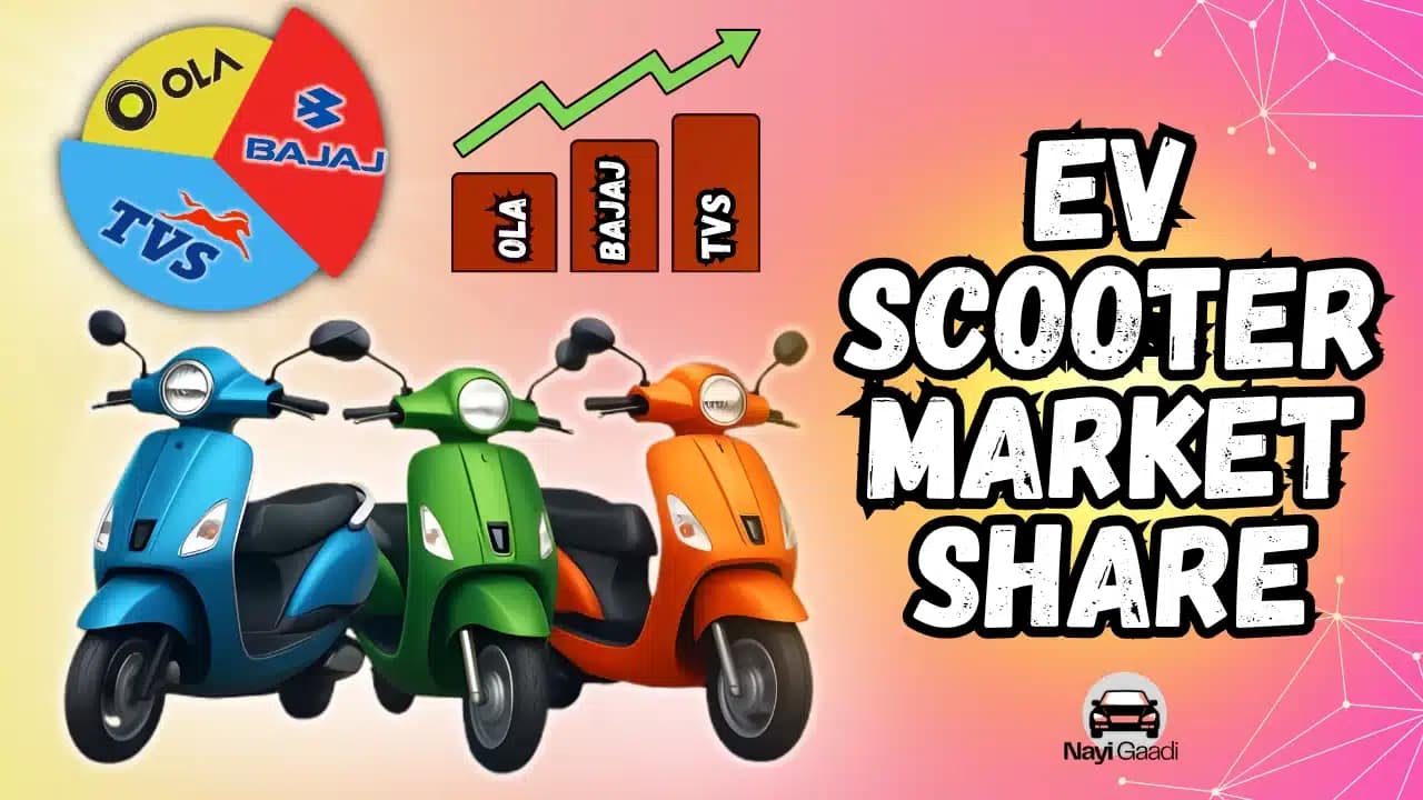 EV scooter market share India 2025