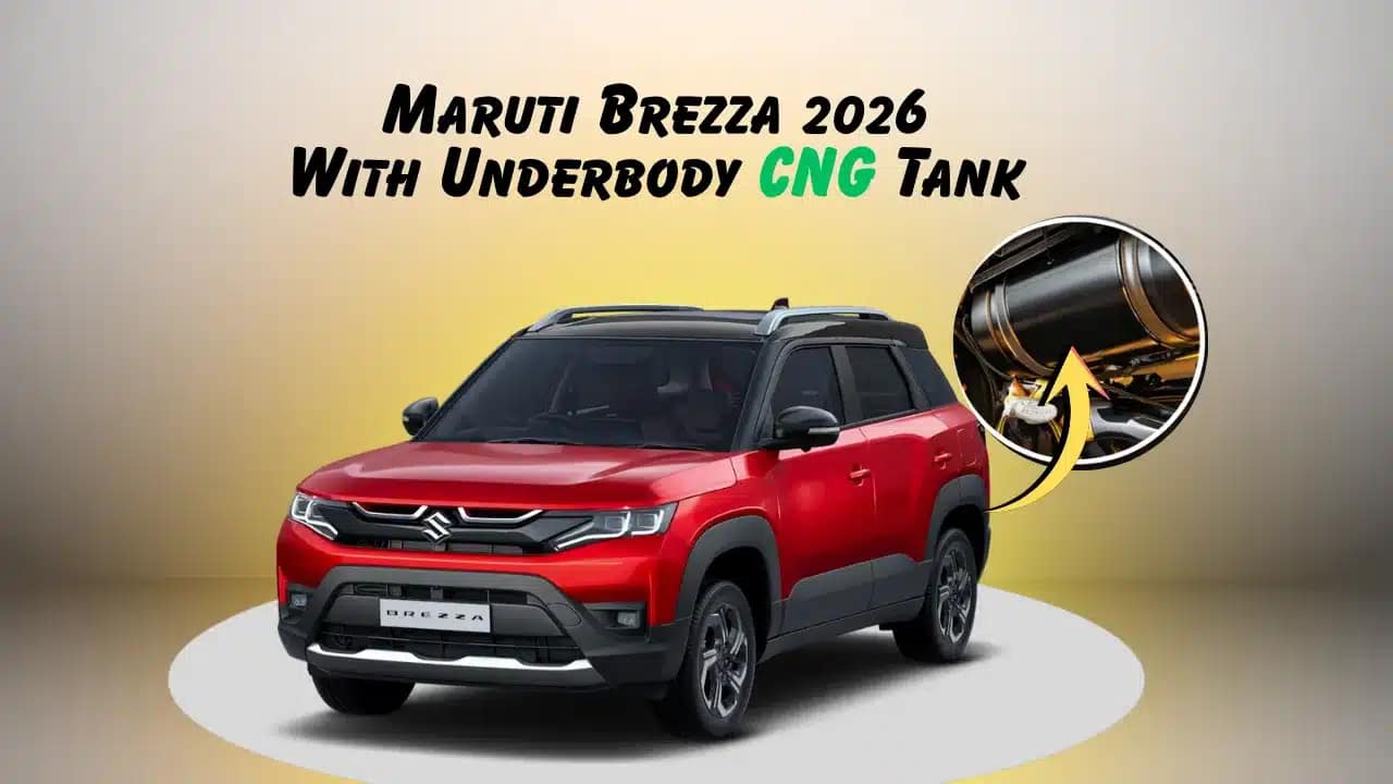 Maruti Brezza 2026 Underbody CNG Tank