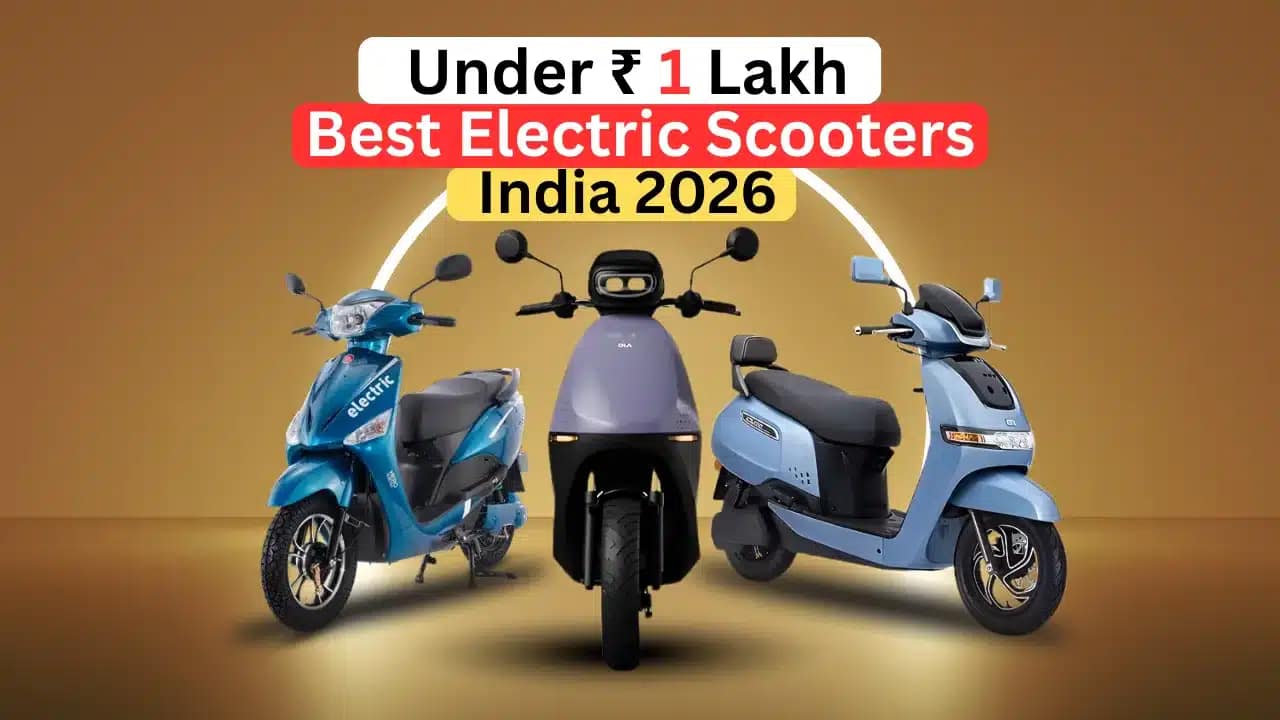 Best Electric Scooters Under 1 Lakh India 2026